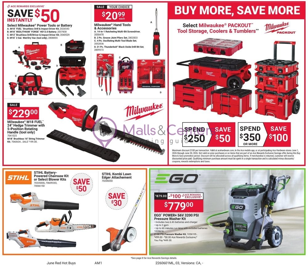 Weekly ad for Ace Hardware valid: 06/01/2026 - 06/30/2026, page 3
