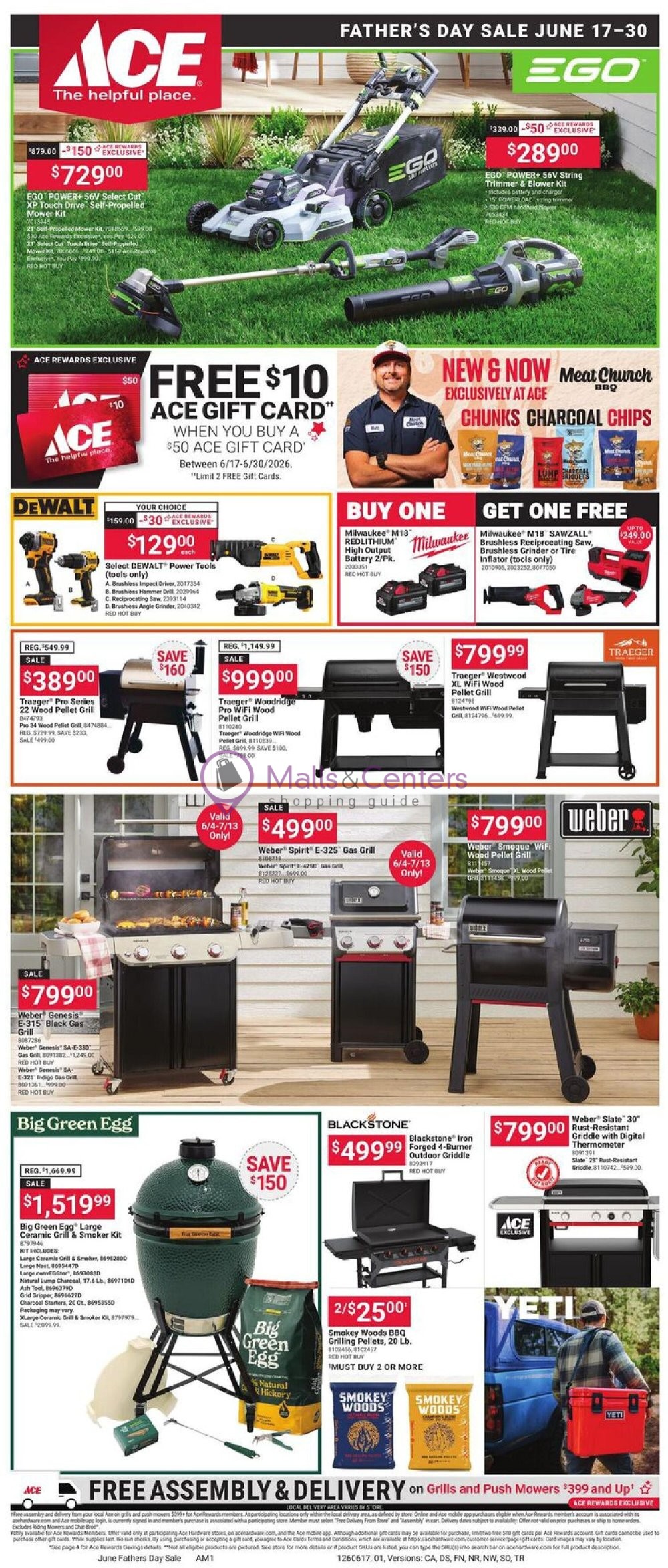 Weekly ad for Ace Hardware valid: 06/17/2026 - 06/30/2026, page 1