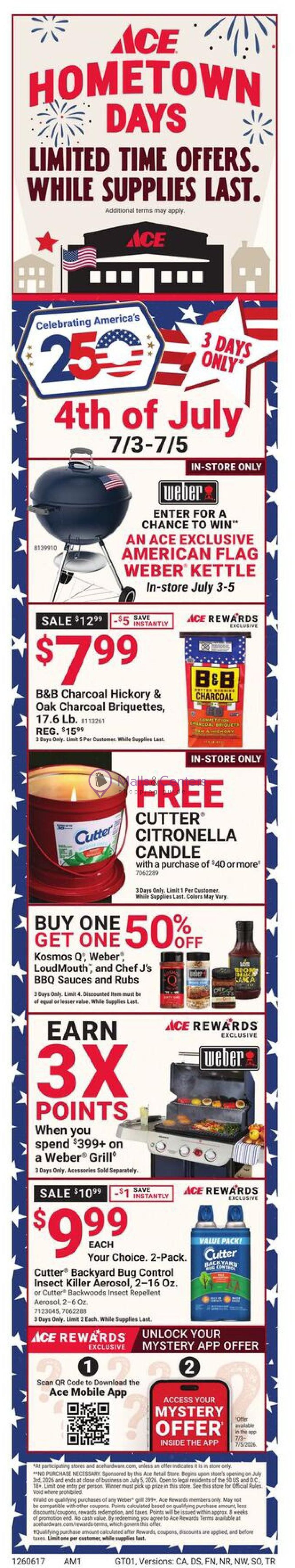 Weekly ad for Ace Hardware valid: 06/17/2026 - 06/30/2026, page 2