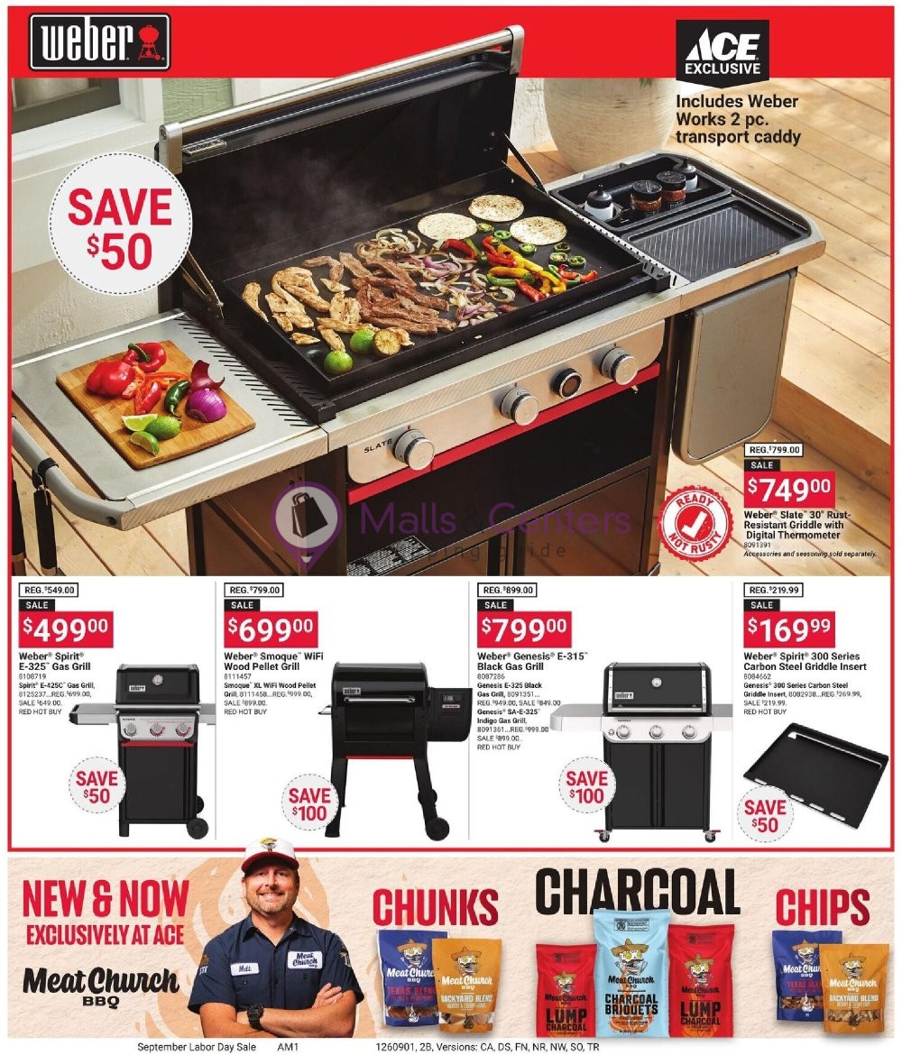 Weekly ad for Ace Hardware valid: 09/01/2026 - 09/14/2026, page 2