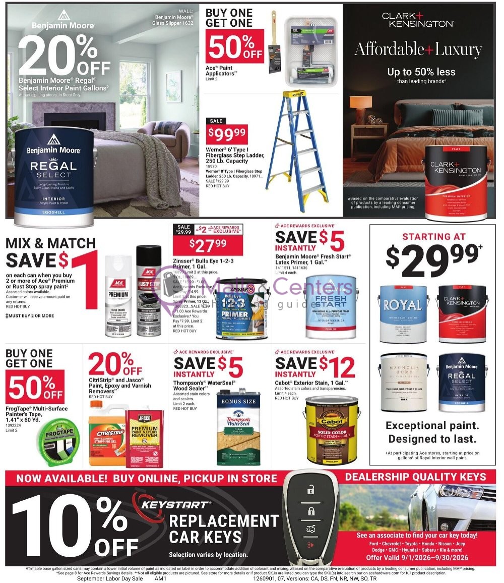 Weekly ad for Ace Hardware valid: 09/01/2026 - 09/14/2026, page 8