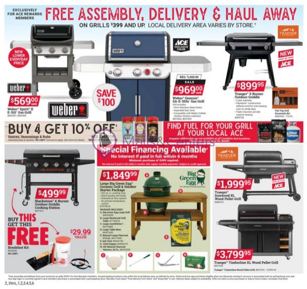 Ace Hardware Weekly ad valid from 06/01/2023 to 06/27/2023 MallsCenters