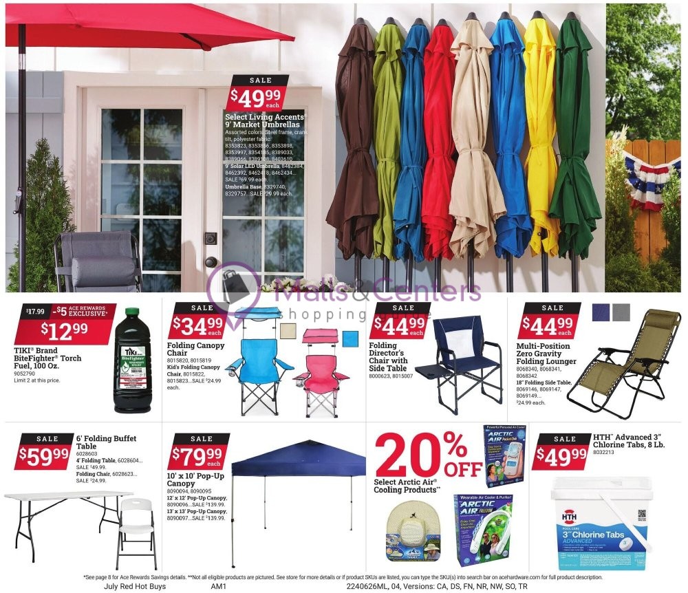 Weekly ad for Ace Hardware valid: 06/26/2024 - 07/30/2024, page 4 Weekly ad for Ace Hardware valid: 06/26/2024 - 07/30/2024, page 4