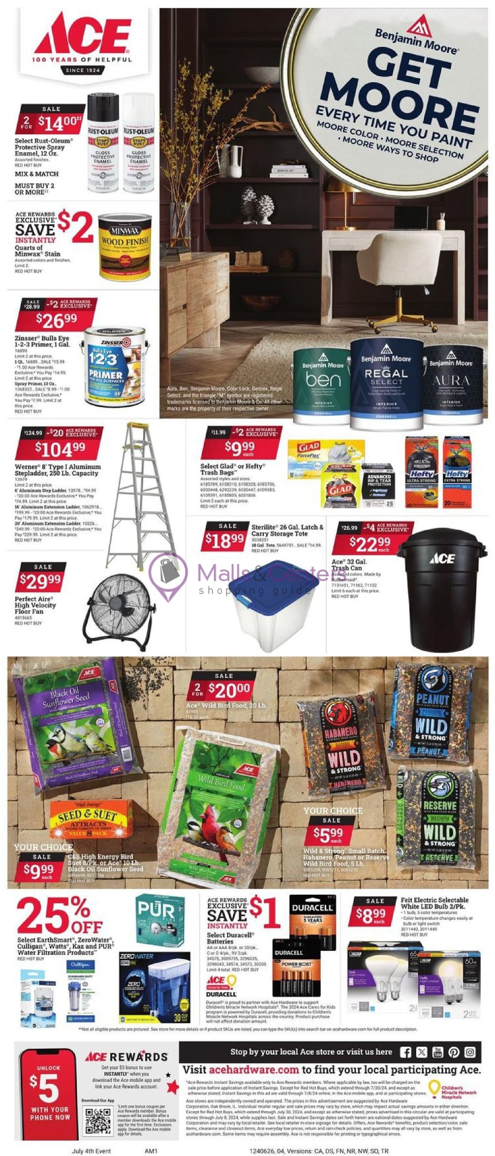 Weekly ad for Ace Hardware valid: 06/26/2024 - 07/08/2024, page 4 Weekly ad for Ace Hardware valid: 06/26/2024 - 07/08/2024, page 4