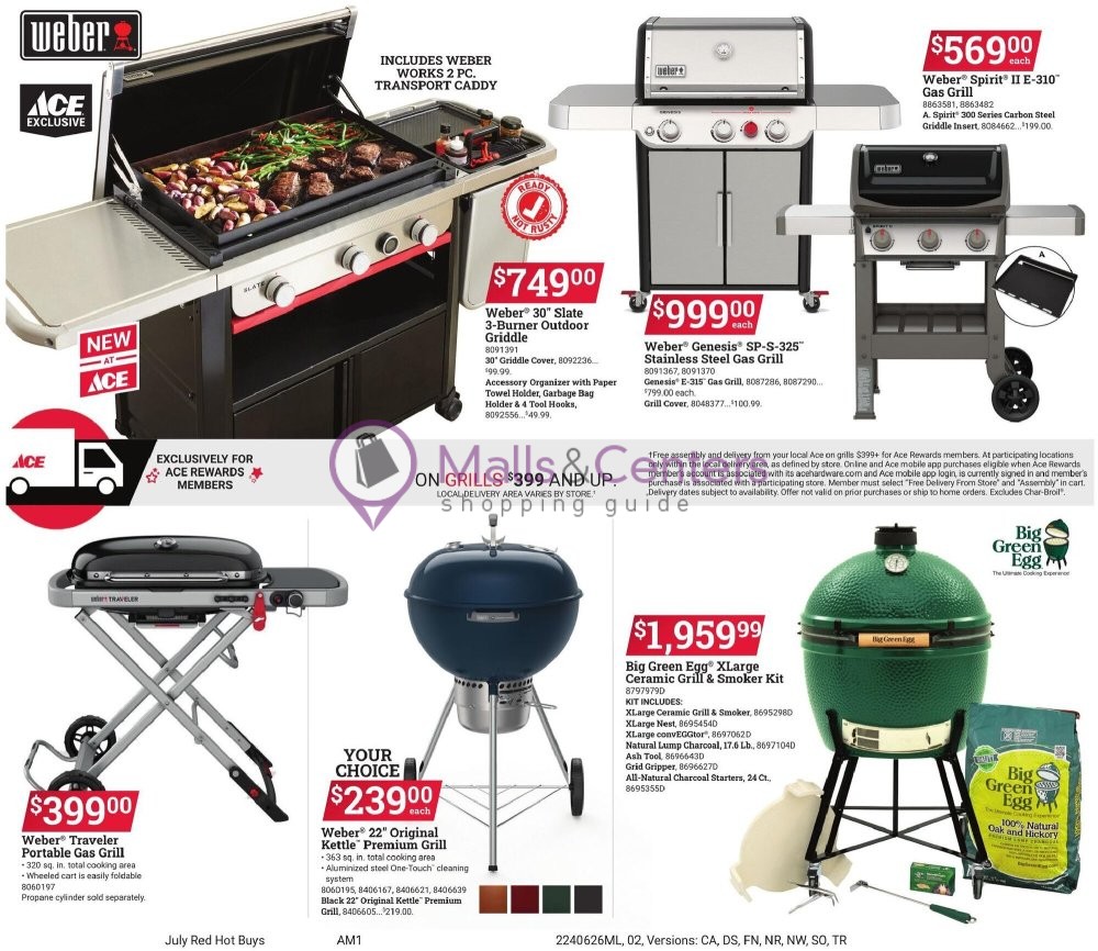 Weekly ad for Ace Hardware valid: 06/26/2024 - 07/30/2024, page 2 Weekly ad for Ace Hardware valid: 06/26/2024 - 07/30/2024, page 2