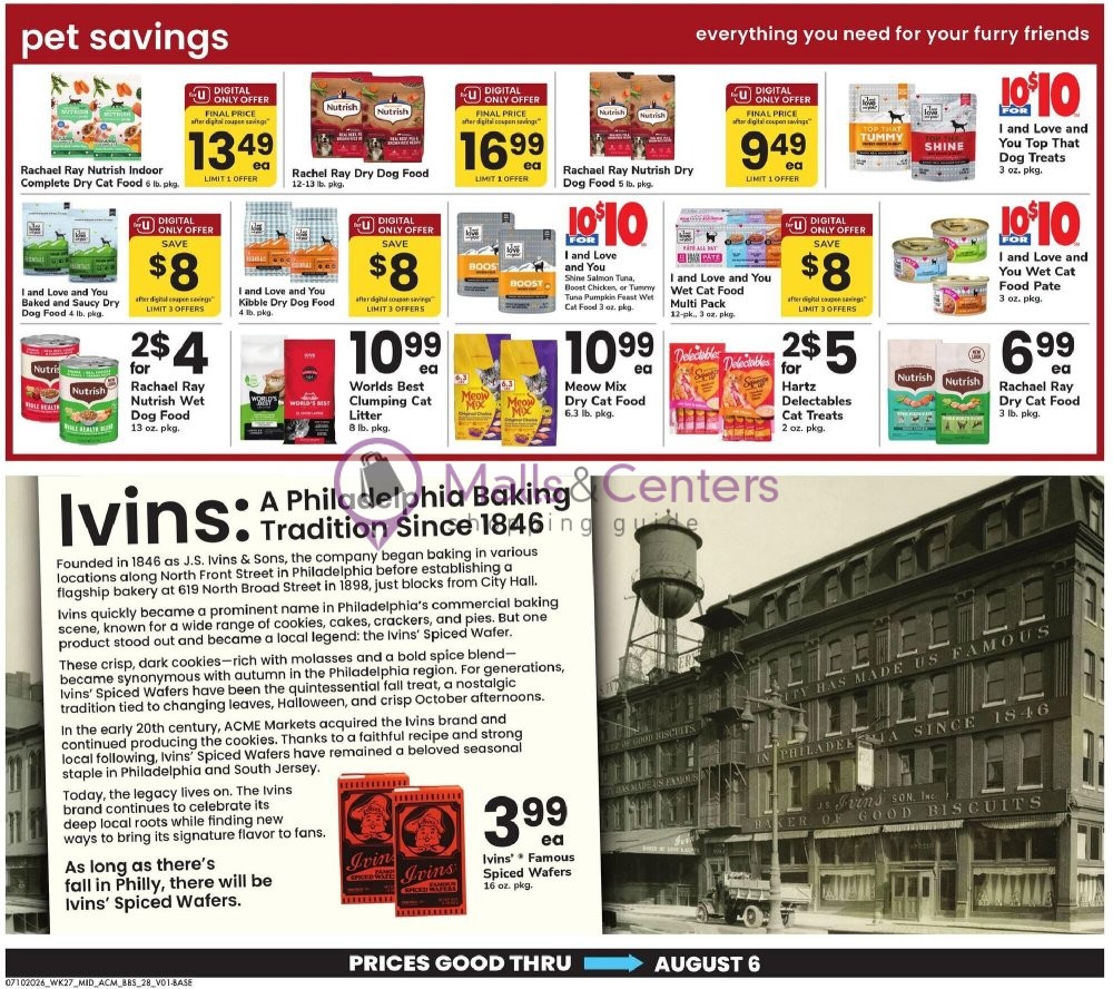Weekly ad for Acme valid: 07/10/2026 - 08/06/2026, page 28