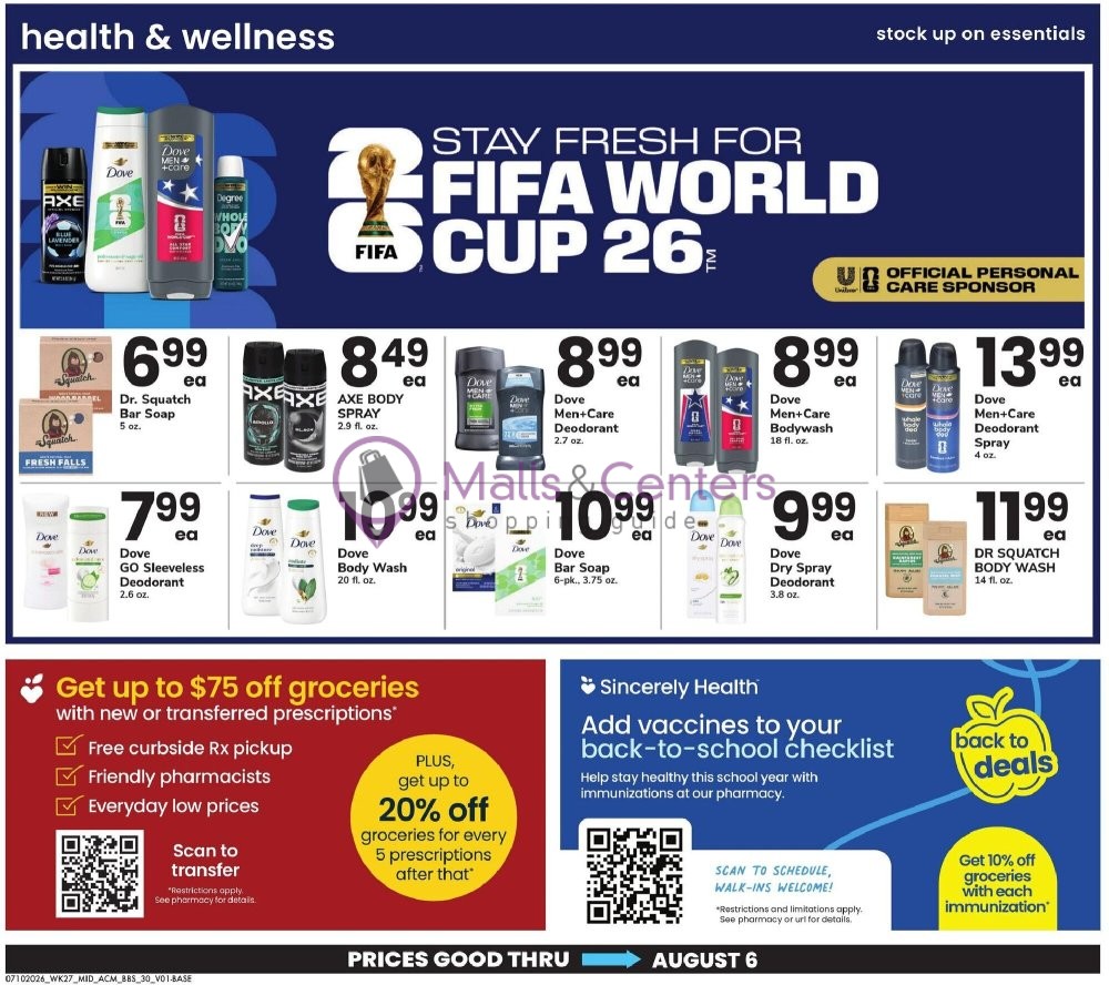 Weekly ad for Acme valid: 07/10/2026 - 08/06/2026, page 30