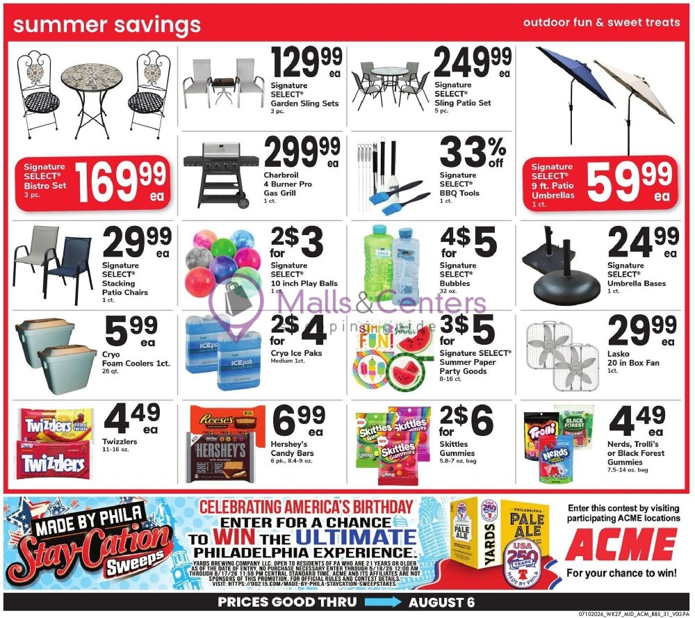 Weekly ad for Acme valid: 07/10/2026 - 08/06/2026, page 31