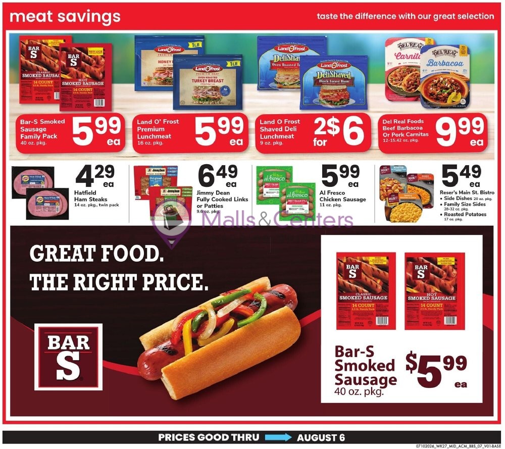 Weekly ad for Acme valid: 07/10/2026 - 08/06/2026, page 7