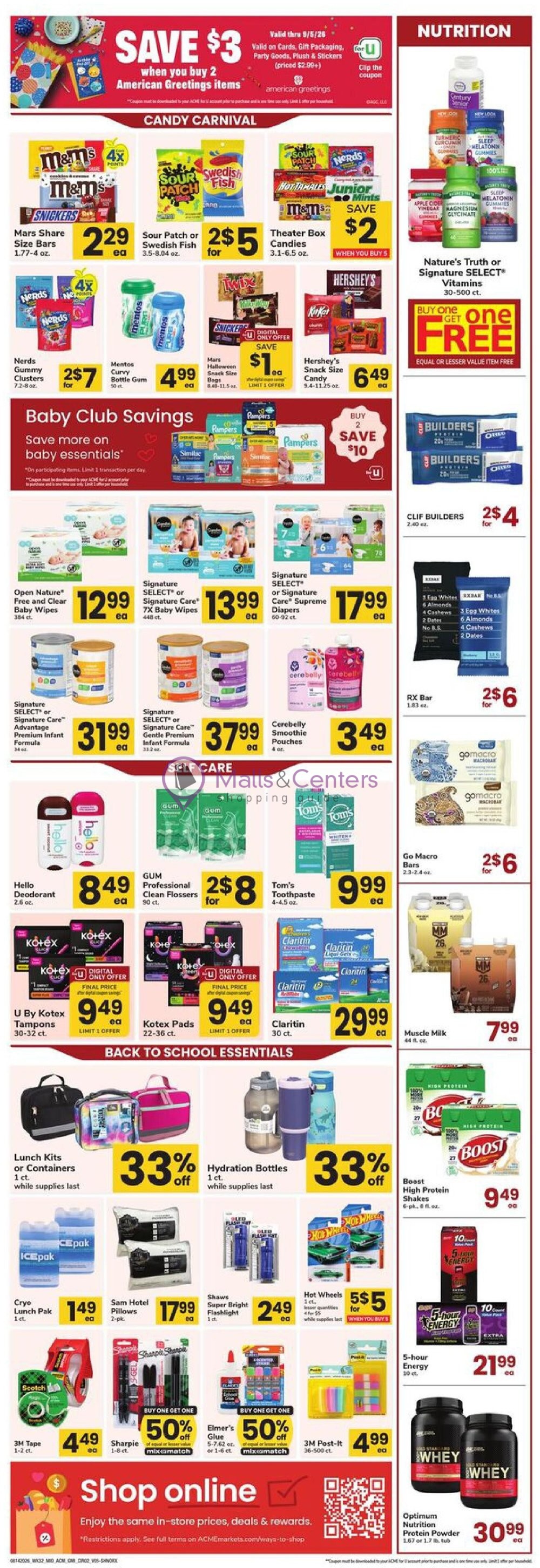Weekly ad for Acme valid: 08/14/2026 - 08/27/2026, page 2
