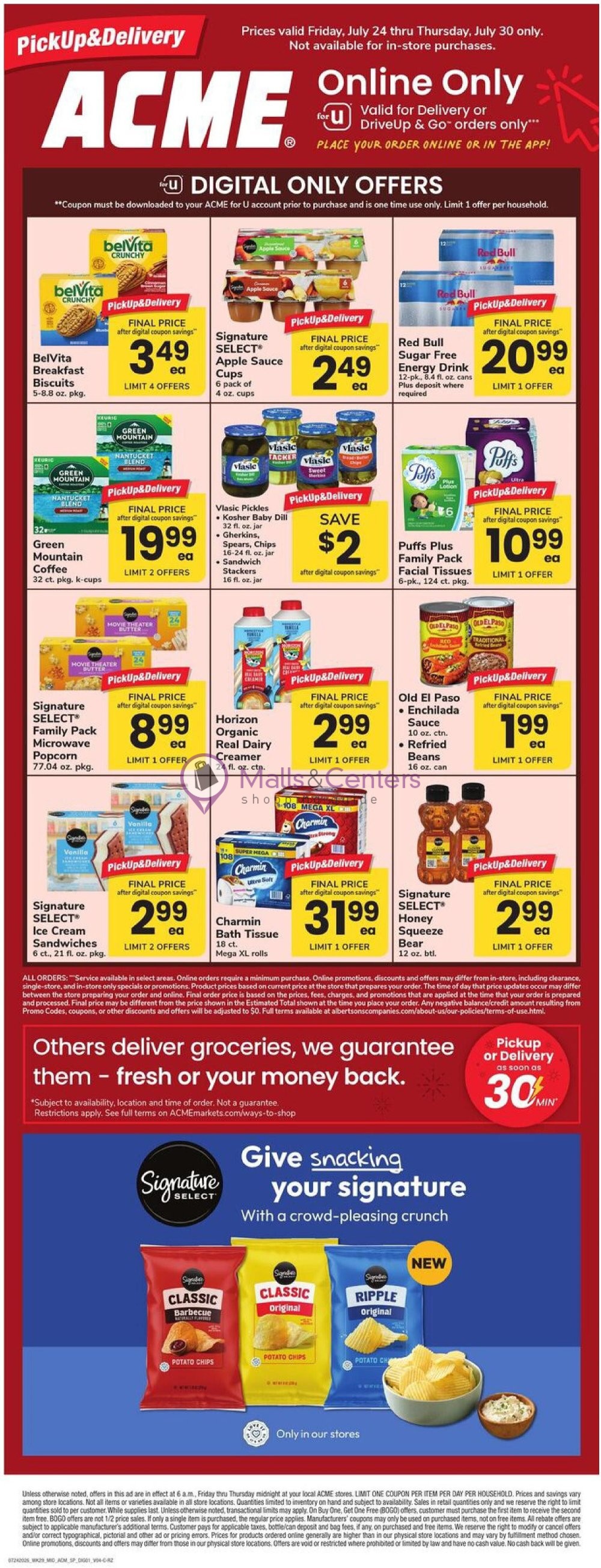 Weekly ad for Acme valid: 07/24/2026 - 07/30/2026, page 1