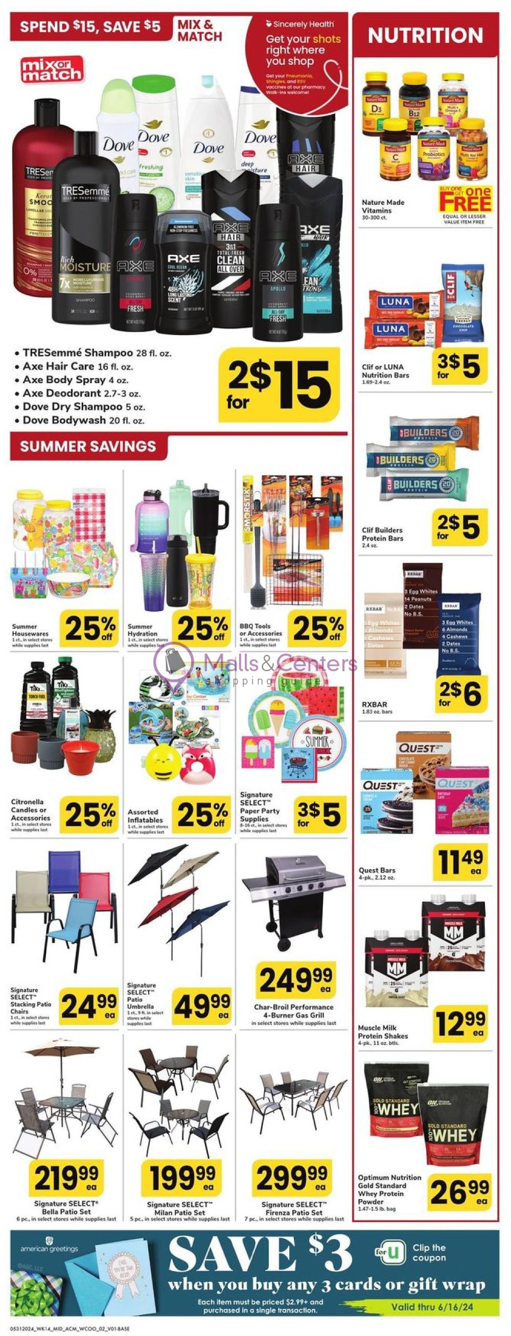 Acme Weekly ad valid from 05/31/2024 to 06/13/2024 MallsCenters