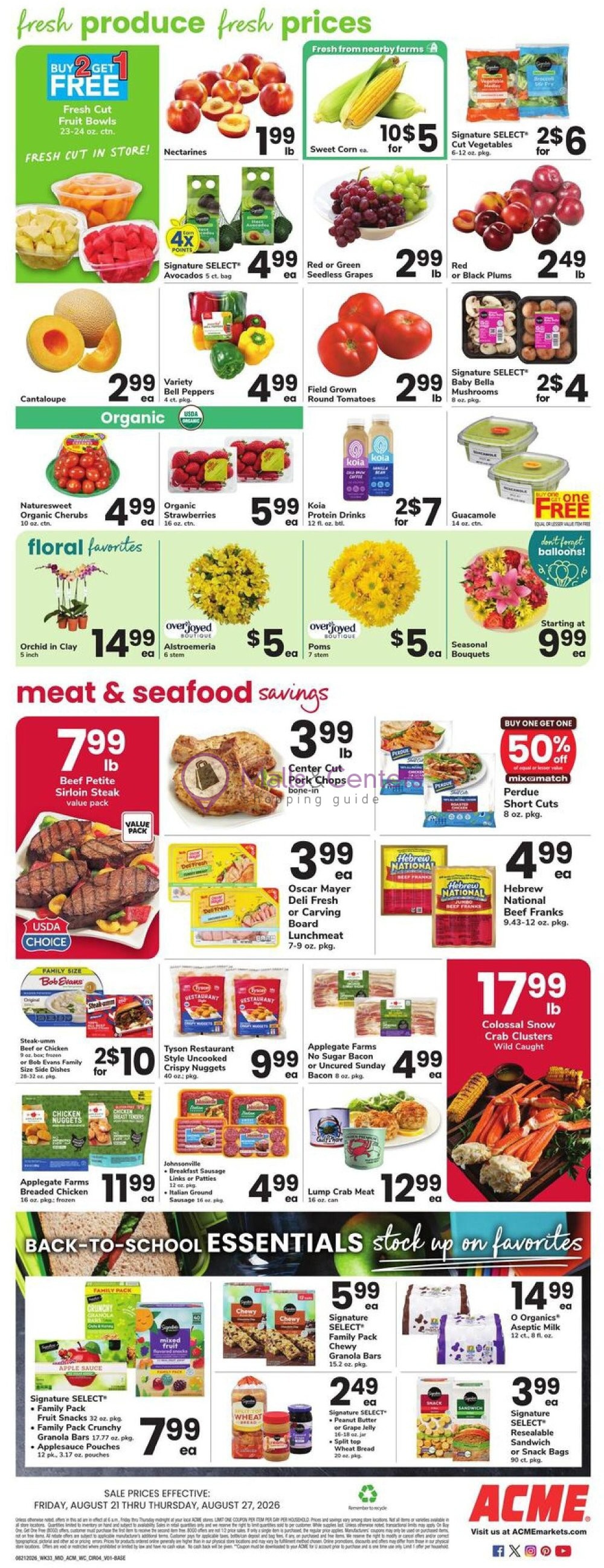 Weekly ad for Acme valid: 08/21/2026 - 08/27/2026, page 4