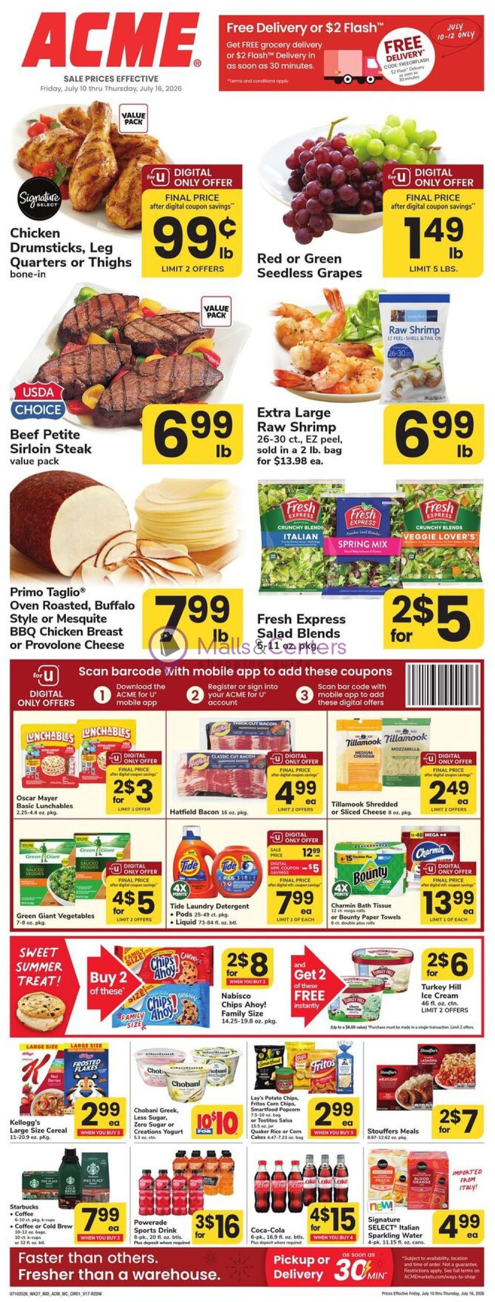 Weekly ad for Acme valid: 07/10/2026 - 07/16/2026, page 1