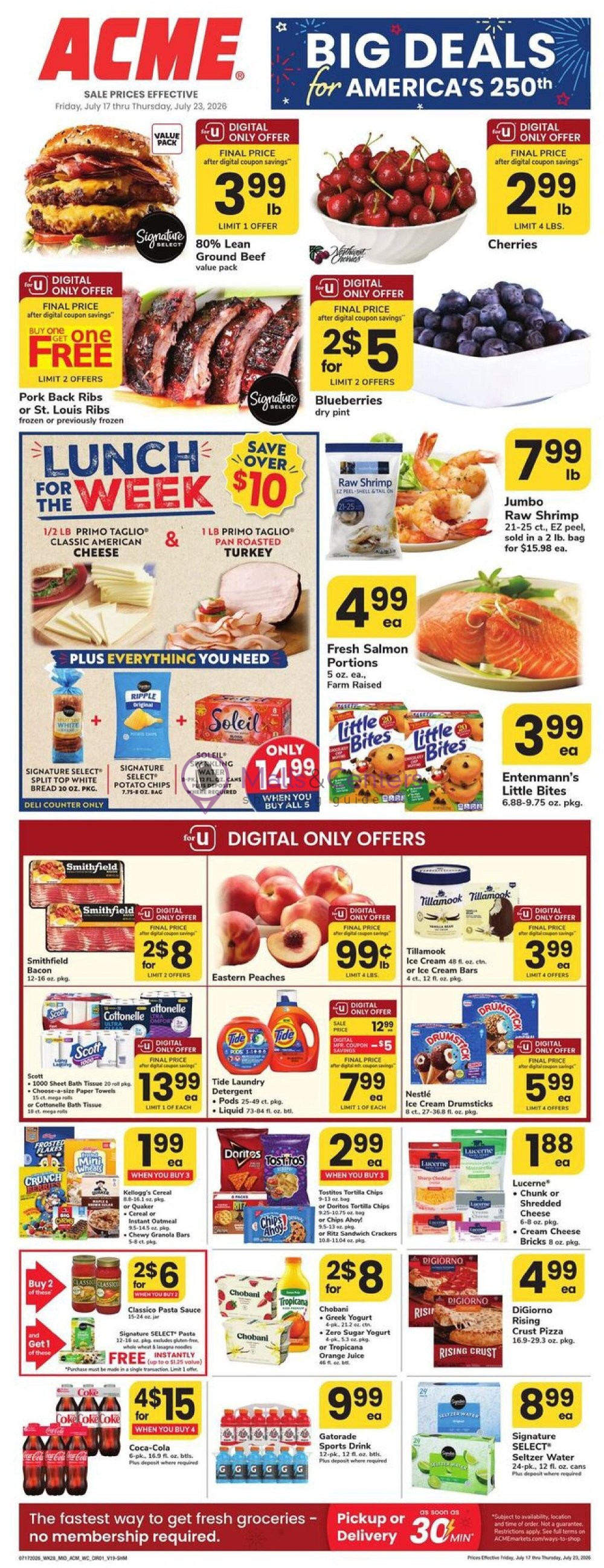 Weekly ad for Acme valid: 07/17/2026 - 07/23/2026, page 1