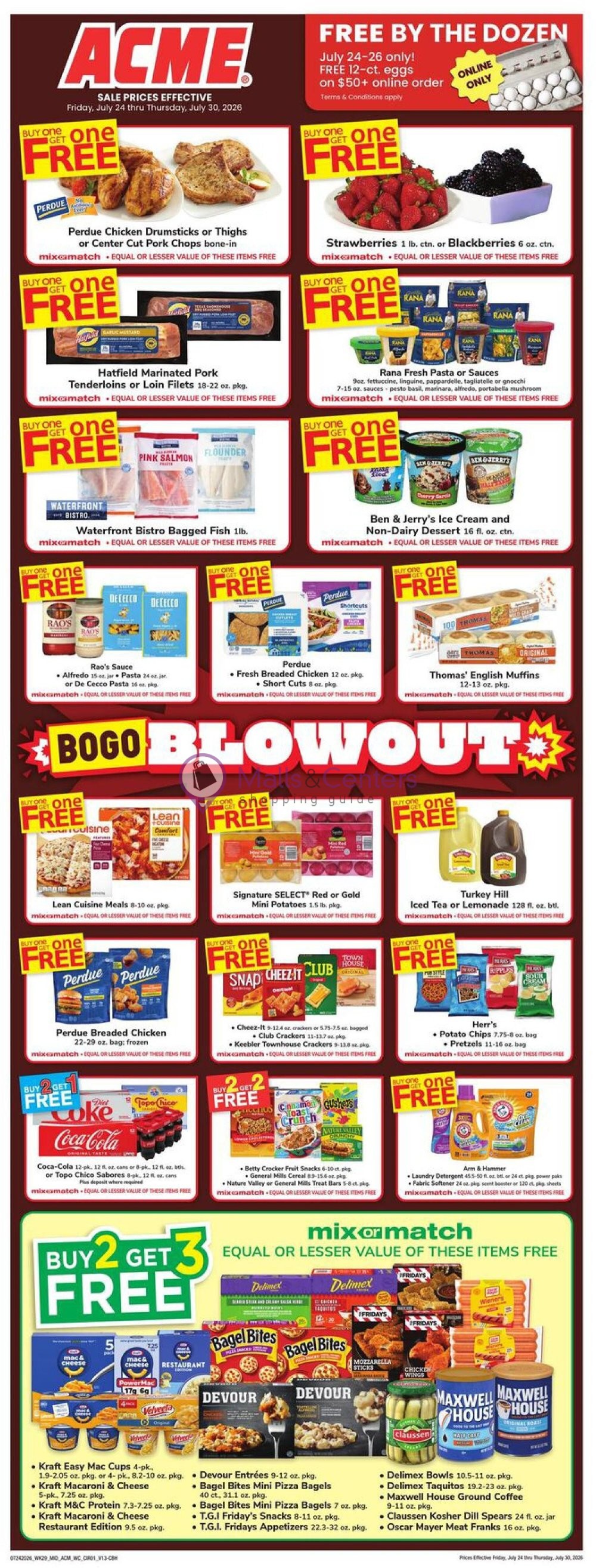 Weekly ad for Acme valid: 07/24/2026 - 07/30/2026, page 1