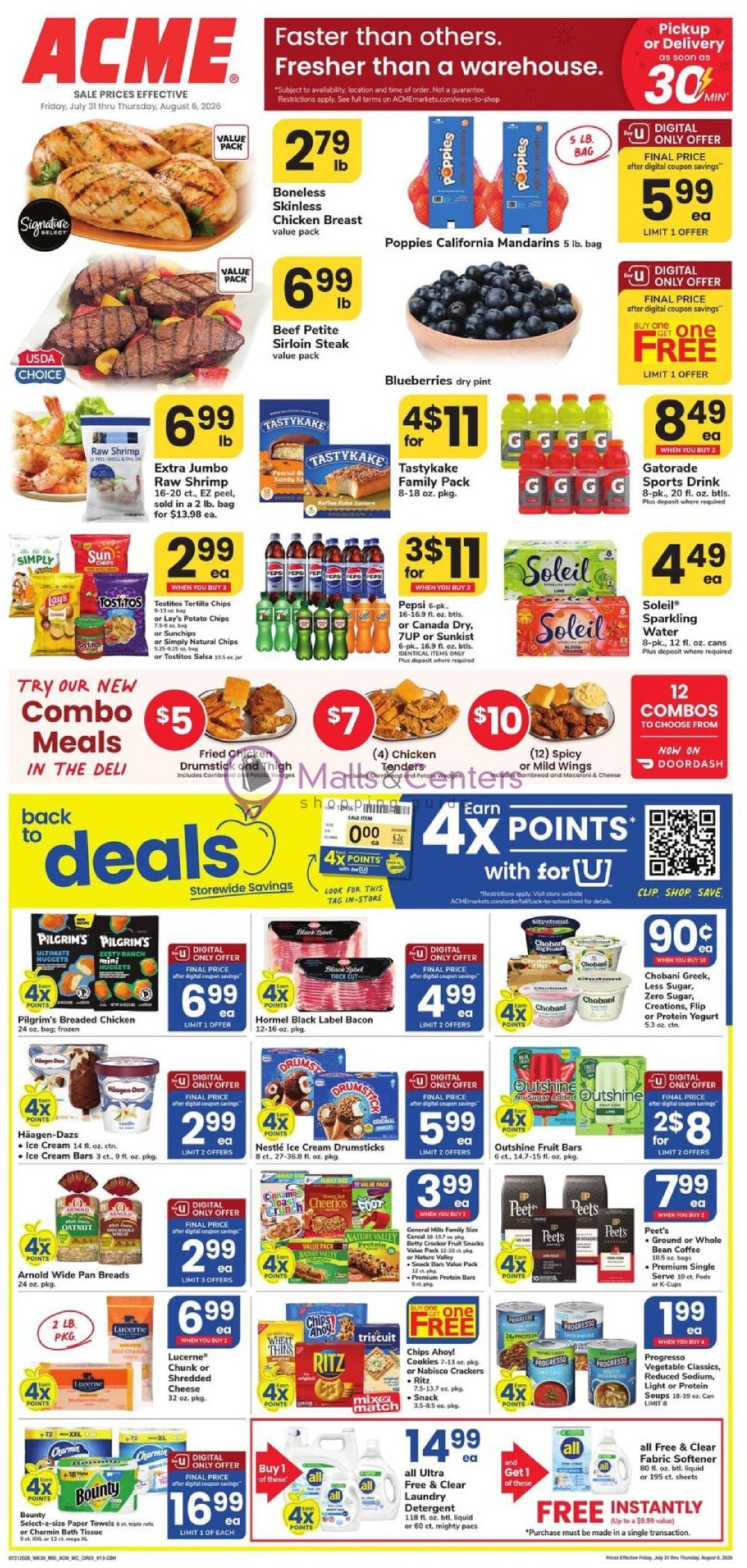 Weekly ad for Acme valid: 07/31/2026 - 08/06/2026, page 1