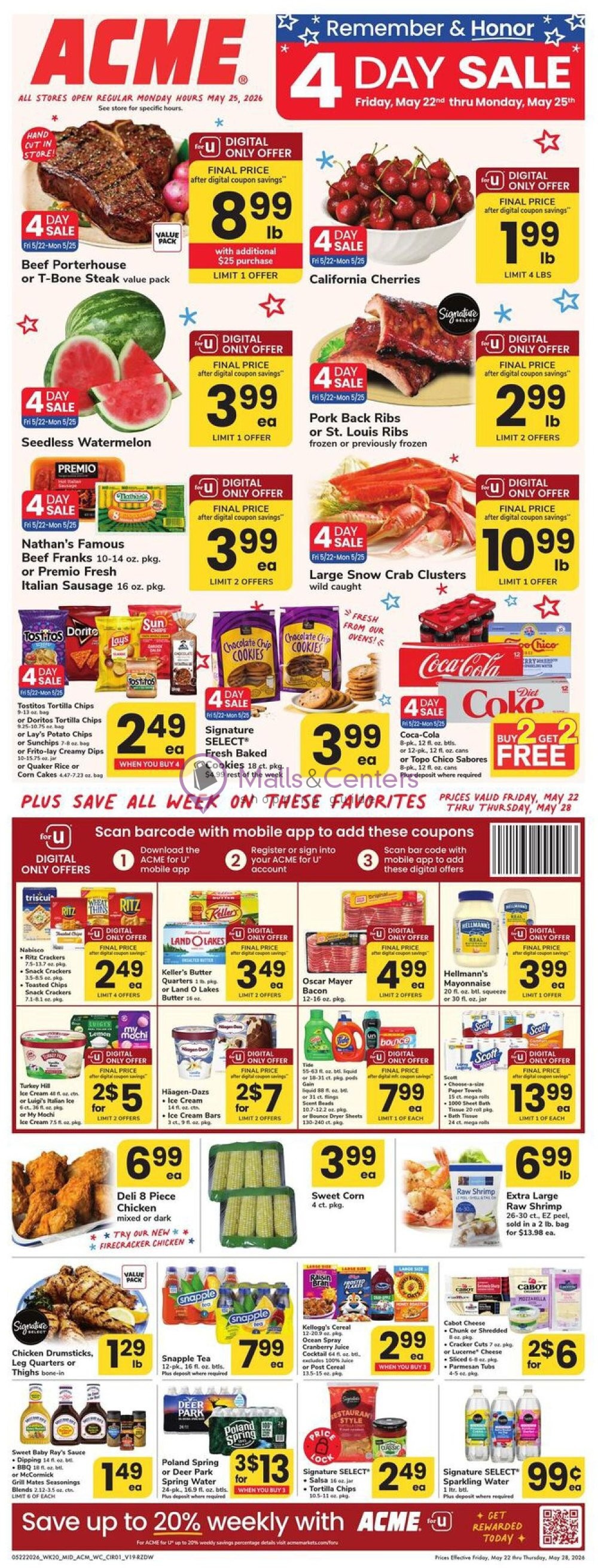 Weekly ad for Acme valid: 05/22/2026 - 05/28/2026, page 1