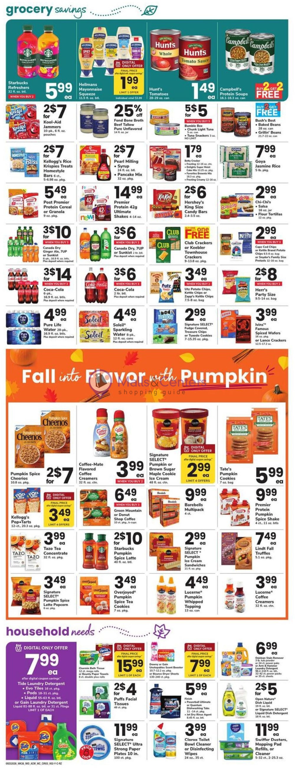 Weekly ad for Acme valid: 09/25/2026 - 10/01/2026, page 3