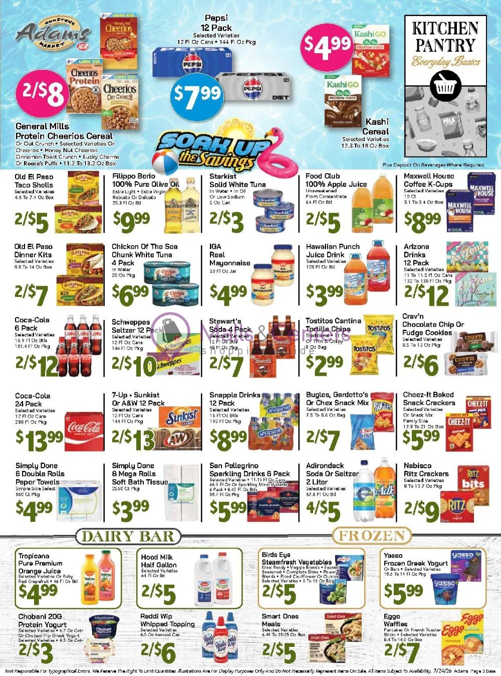Weekly ad for Adams hometown market valid: 07/24/2026 - 07/30/2026, page 3