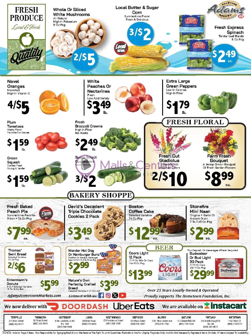 Weekly ad for Adams hometown market valid: 07/24/2026 - 07/30/2026, page 4