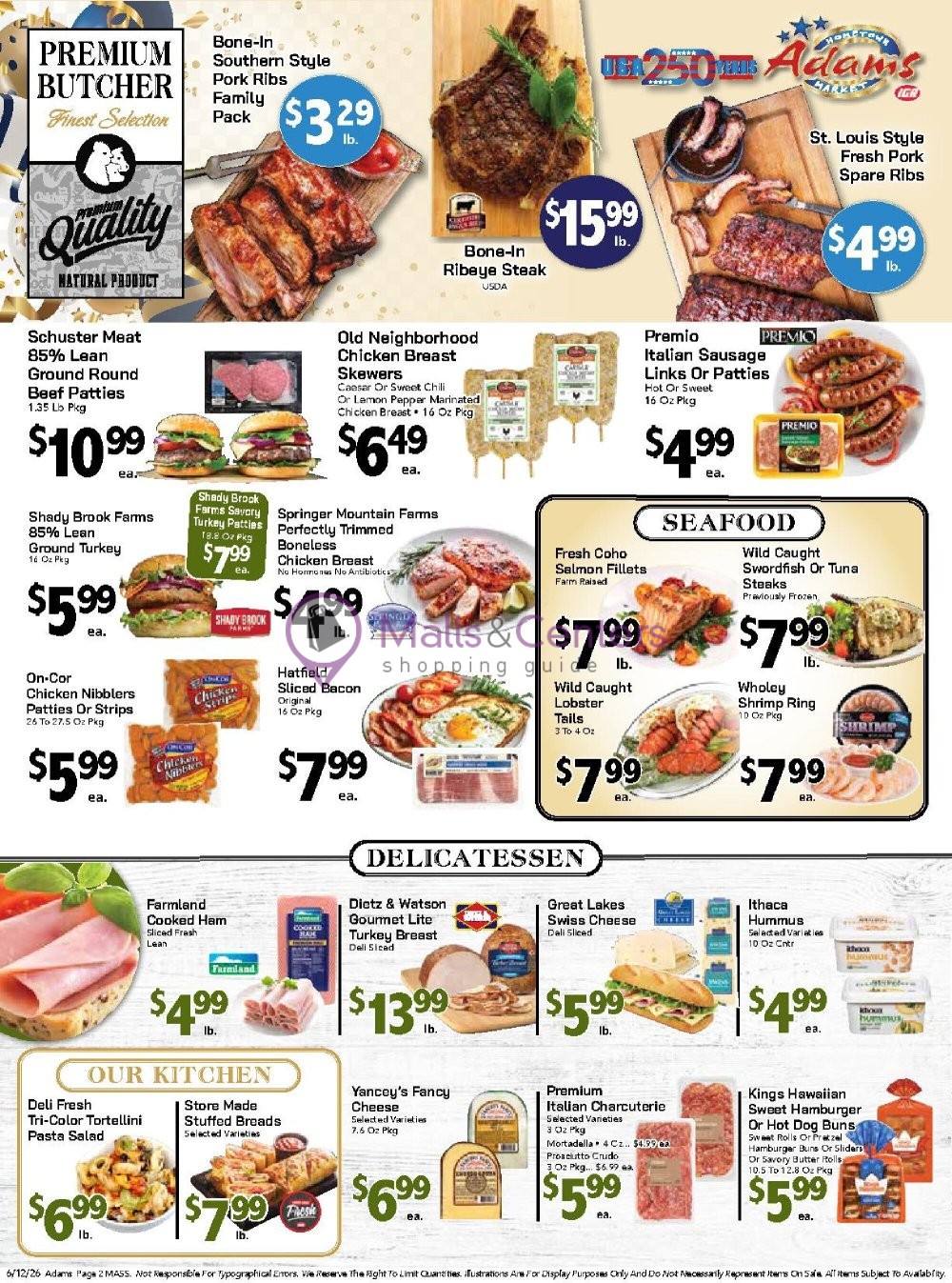 Weekly ad for Adams hometown market valid: 06/12/2026 - 06/18/2026, page 2
