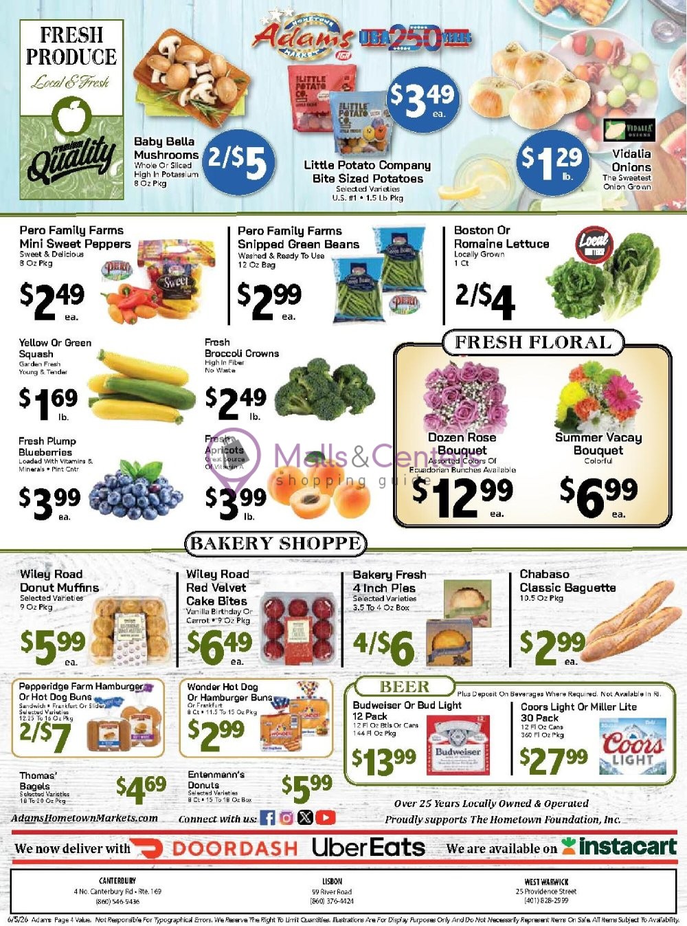 Weekly ad for Adams hometown market valid: 06/05/2026 - 06/11/2026, page 4