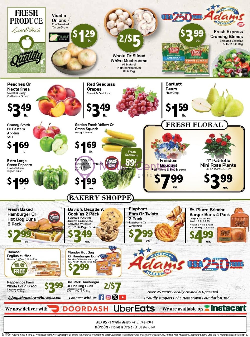 Weekly ad for Adams hometown market valid: 05/15/2026 - 05/21/2026, page 4