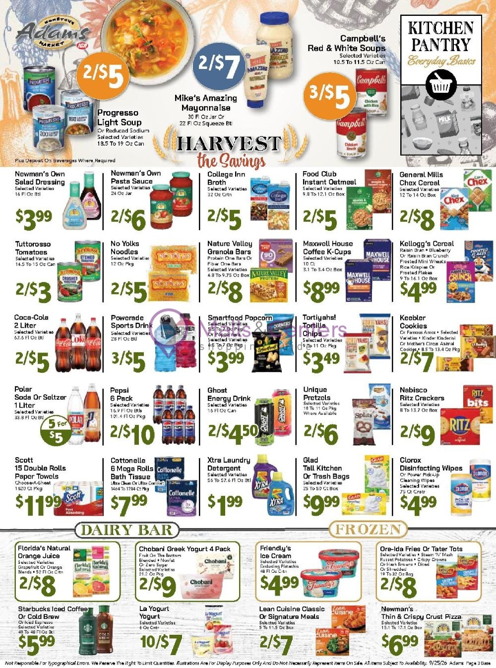 Weekly ad for Adams hometown market valid: 09/25/2026 - 10/01/2026, page 3