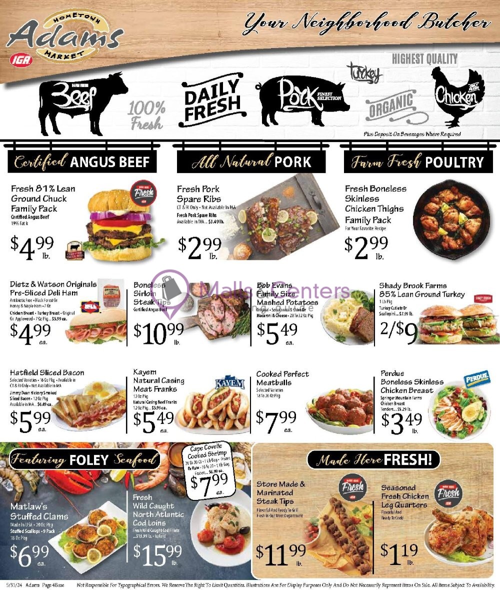 Weekly ad for Adams hometown market valid: 05/31/2024 - 06/06/2024, page 4