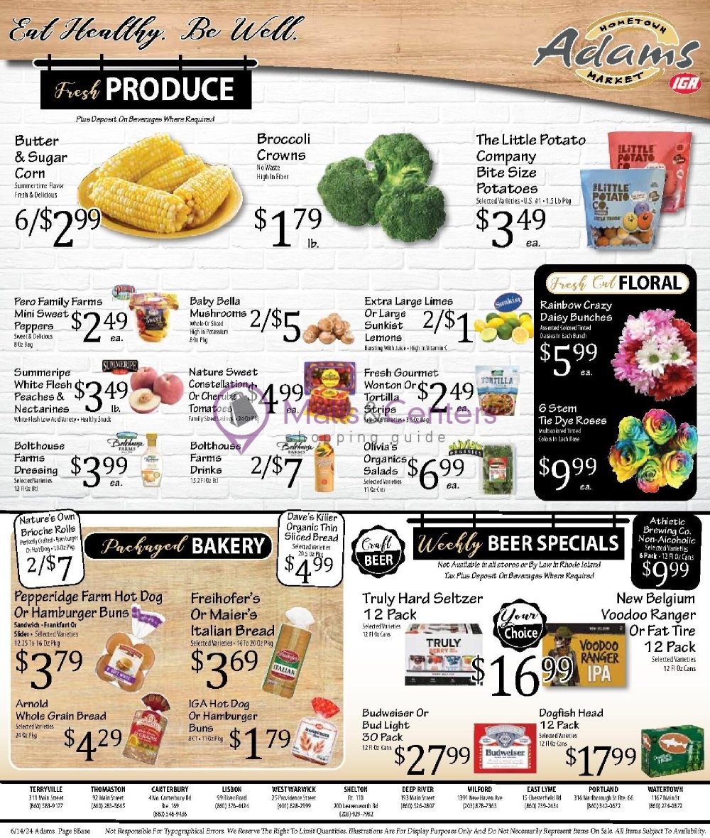 Weekly ad for Adams hometown market valid: 06/14/2024 - 06/20/2024, page 8