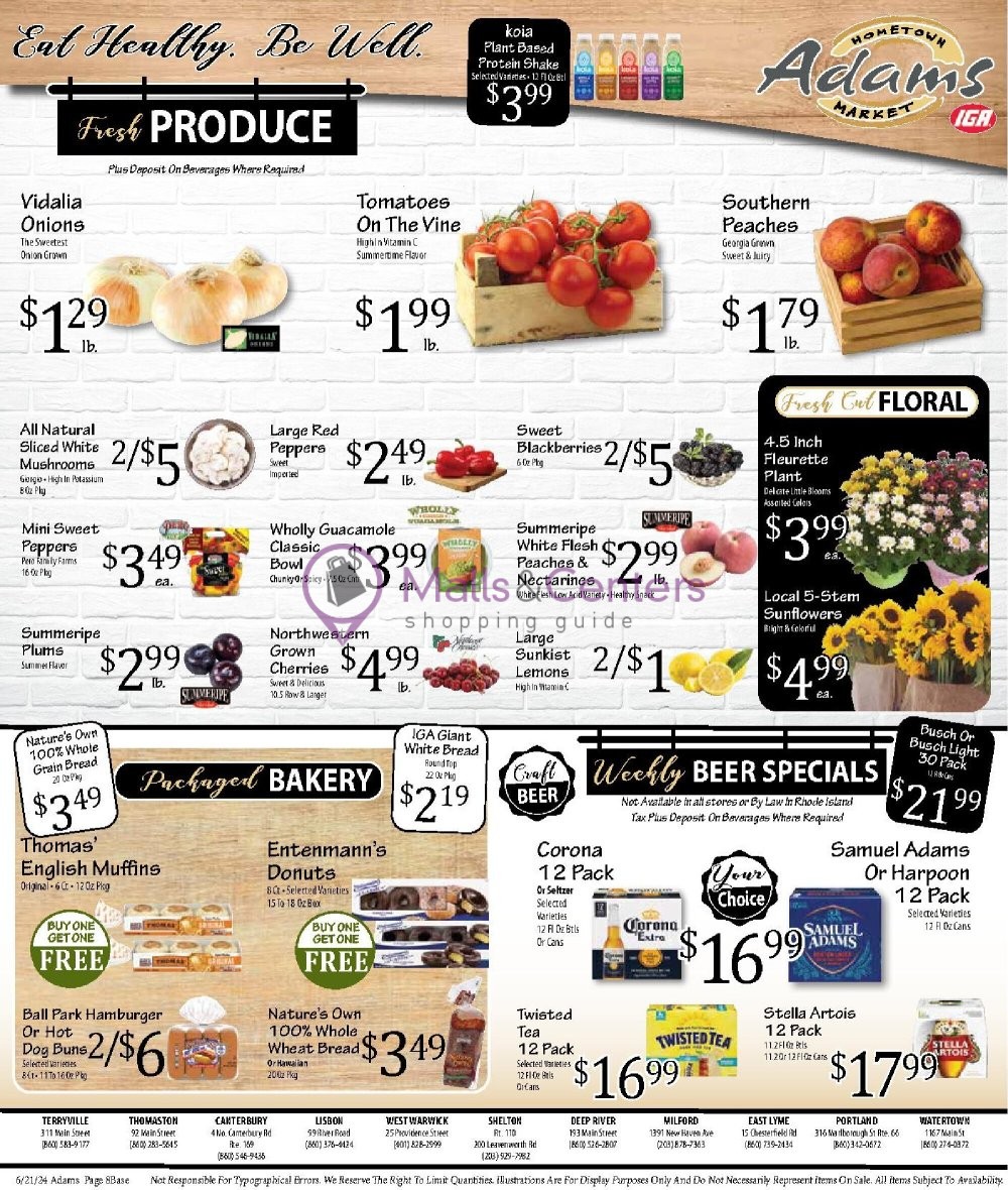 Weekly ad for Adams hometown market valid: 06/21/2024 - 06/27/2024, page 8