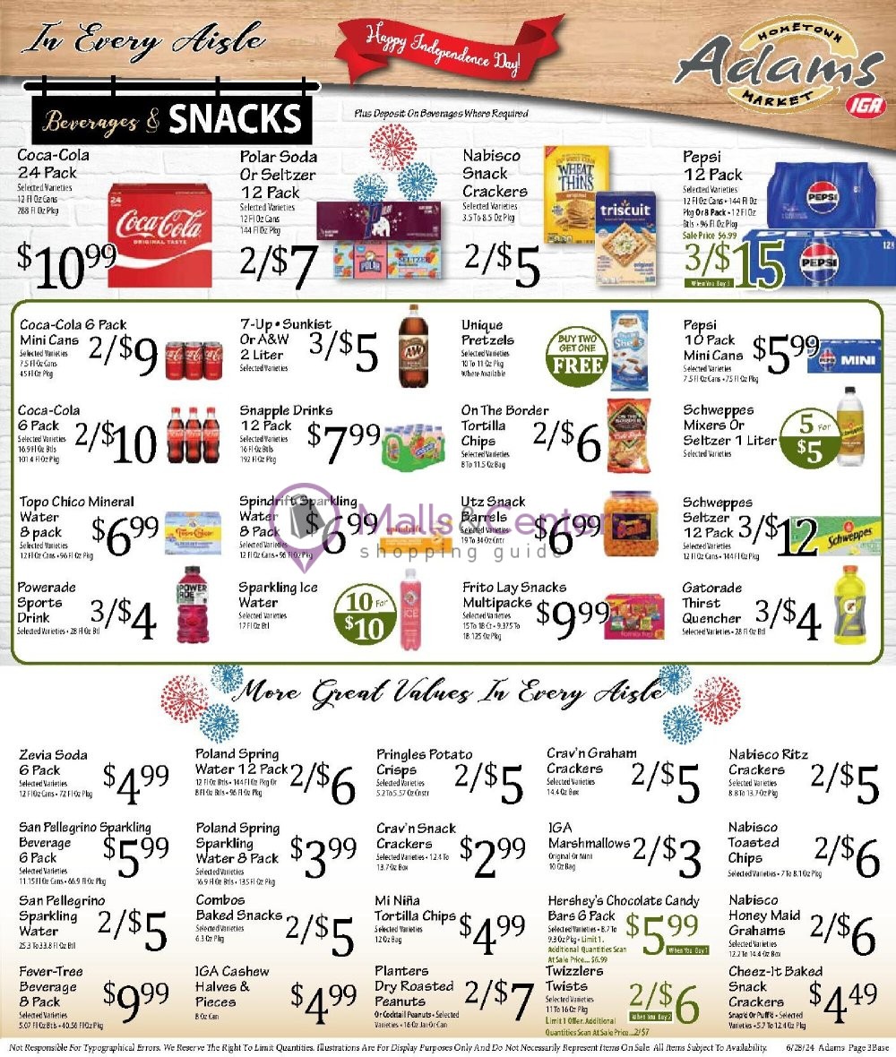 Weekly ad for Adams hometown market valid: 06/28/2024 - 07/04/2024, page 3