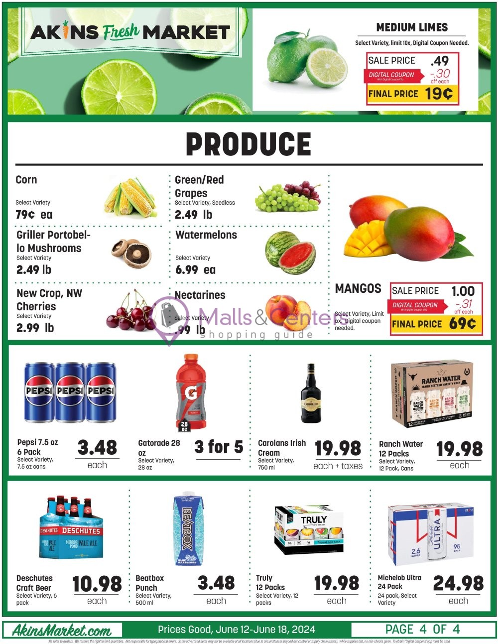 Weekly ad for Akins Foods valid: 06/12/2024 - 06/18/2024, page 4