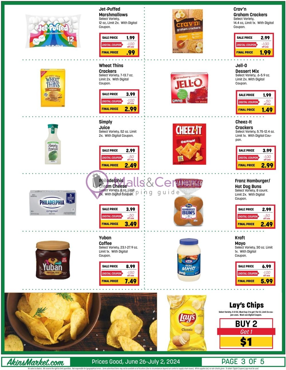 Weekly ad for Akins Foods valid: 06/26/2024 - 07/02/2024, page 3