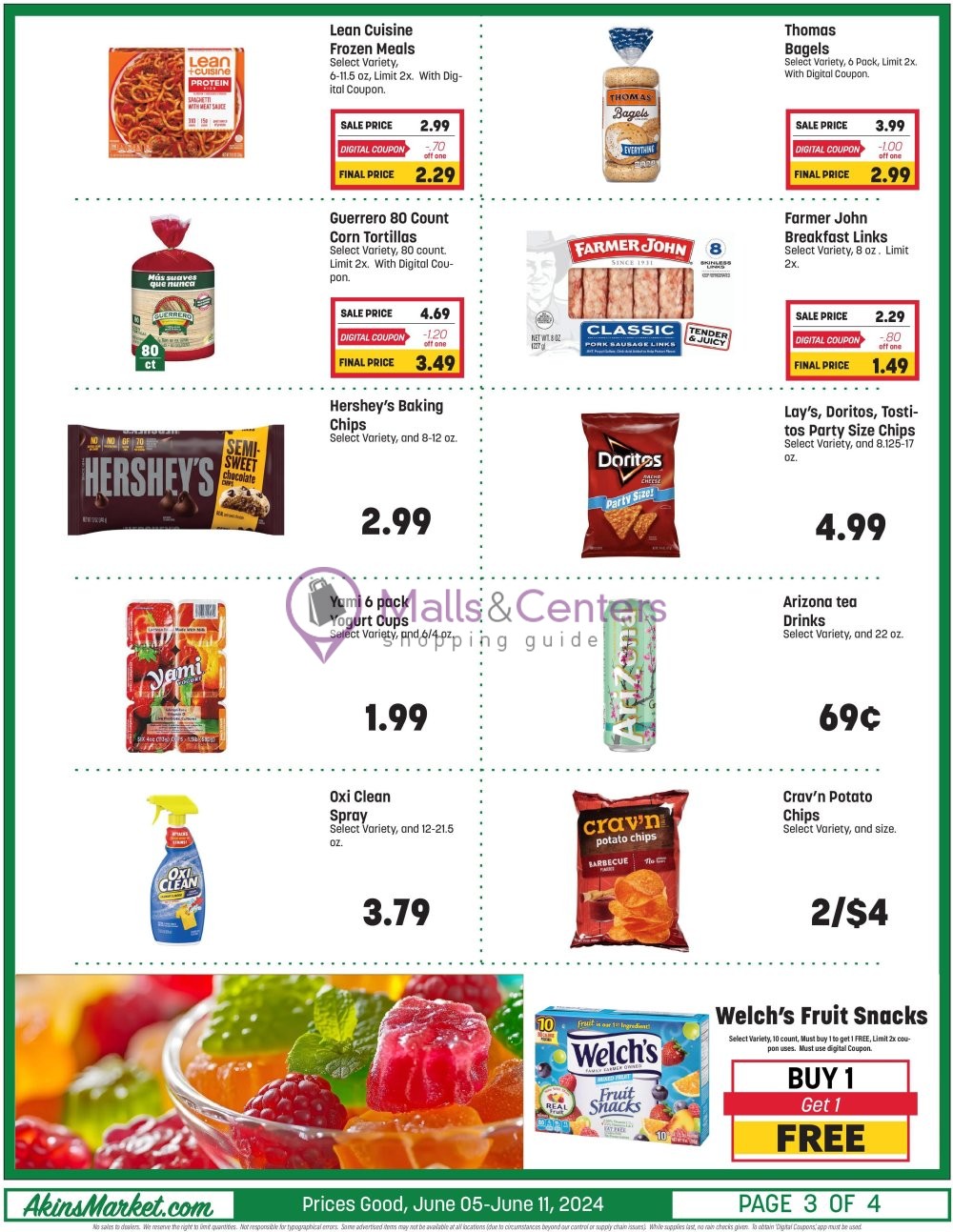 Weekly ad for Akins Foods valid: 06/05/2024 - 06/11/2024, page 3
