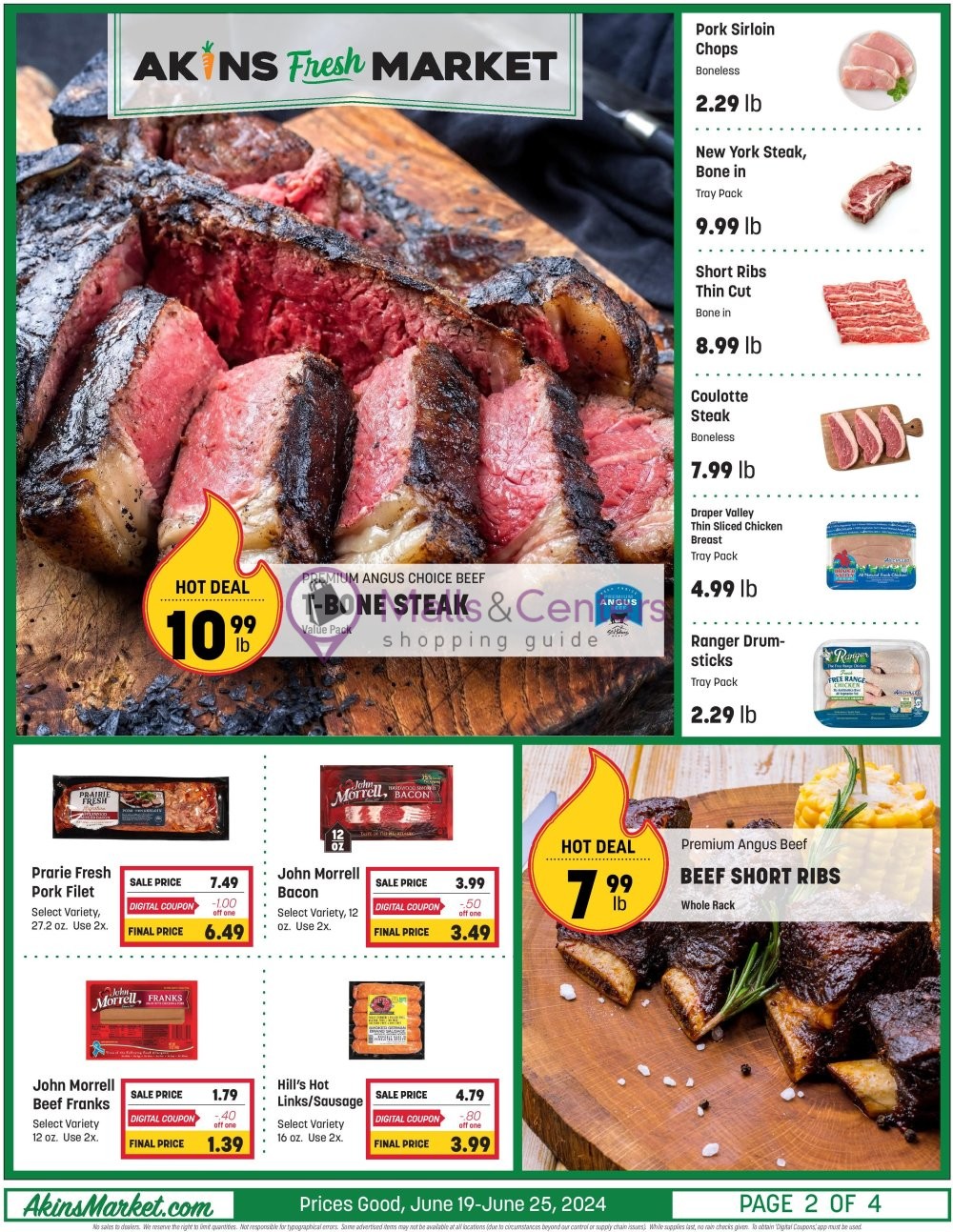 Weekly ad for Akins Foods valid: 06/19/2024 - 06/25/2024, page 2