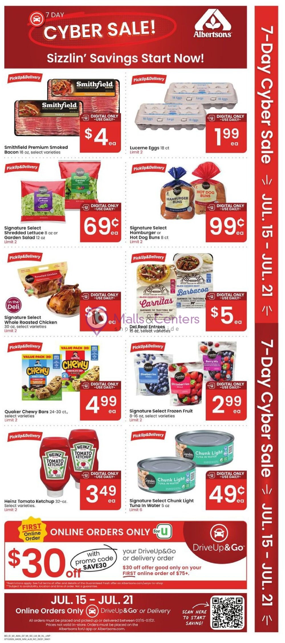 Weekly ad for Albertsons valid: 07/15/2026 - 07/21/2026, page 4