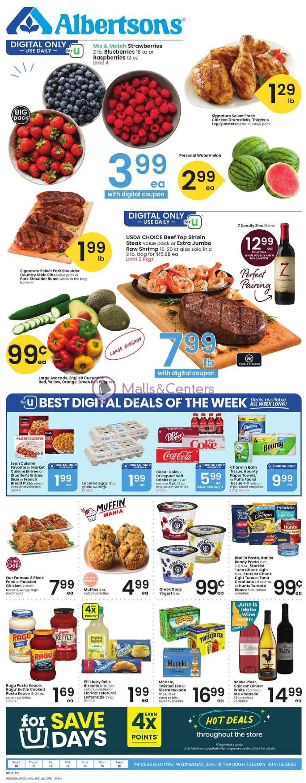 Weekly ad for Albertsons valid: 06/10/2026 - 06/16/2026, page 1