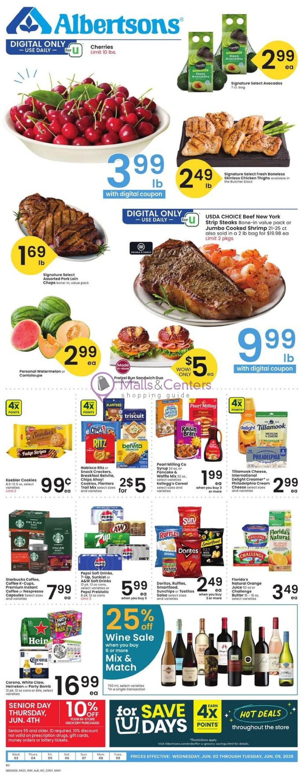 Weekly ad for Albertsons valid: 06/03/2026 - 06/09/2026, page 1