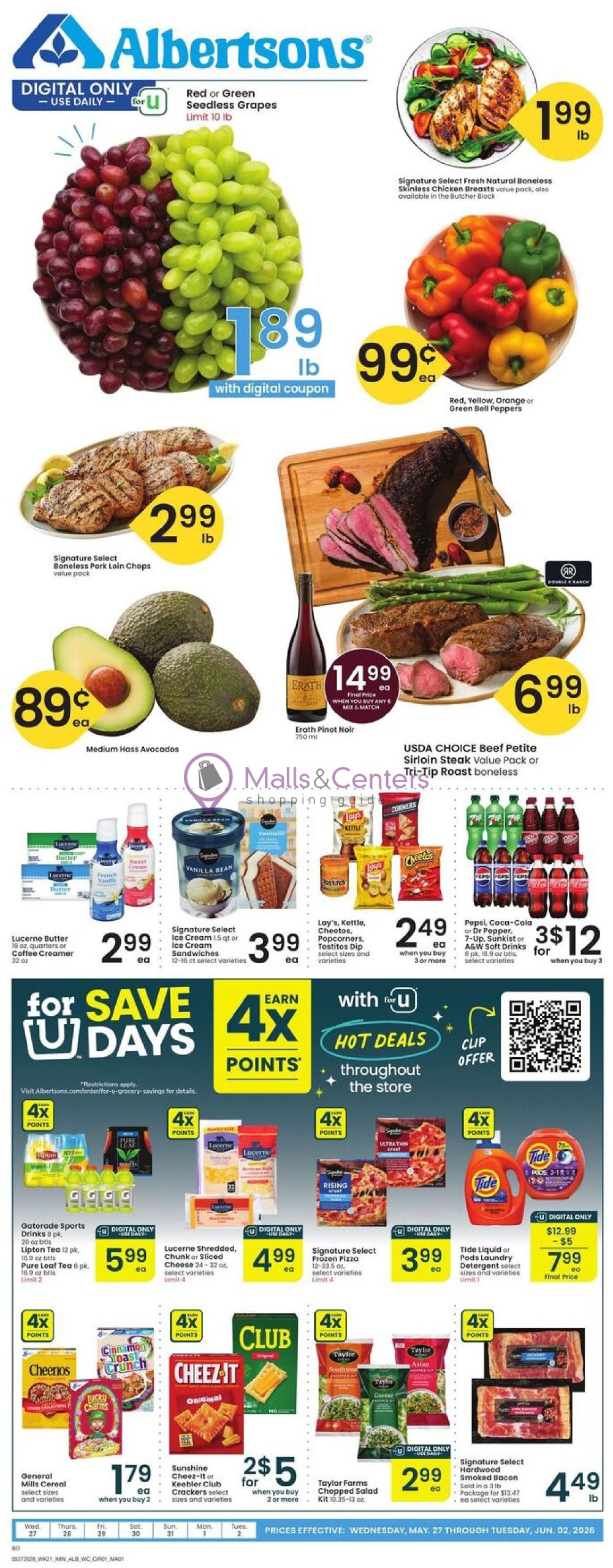 Weekly ad for Albertsons valid: 05/27/2026 - 06/02/2026, page 1