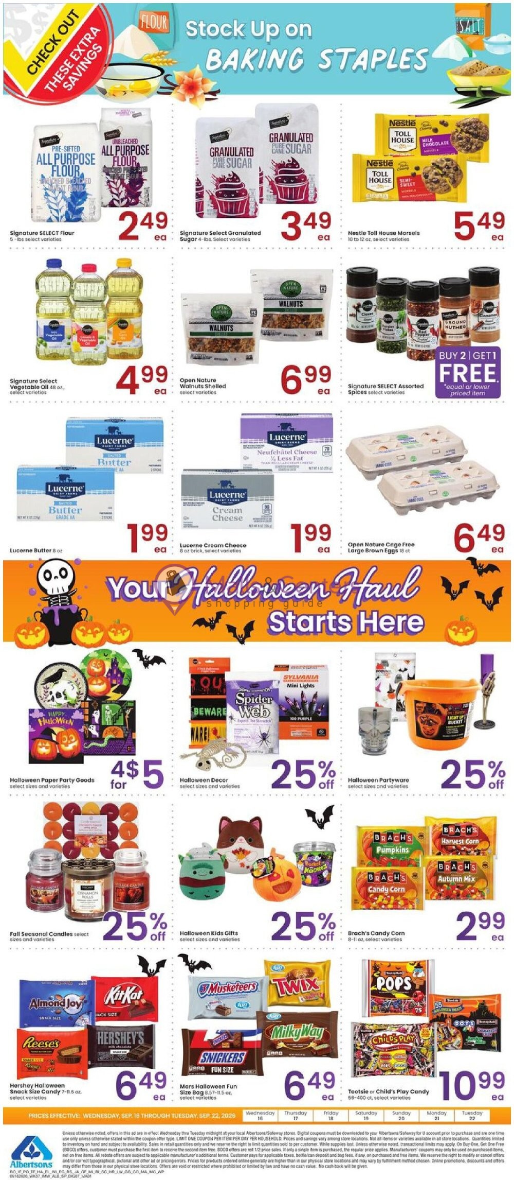 Weekly ad for Albertsons valid: 09/16/2026 - 09/22/2026, page 10