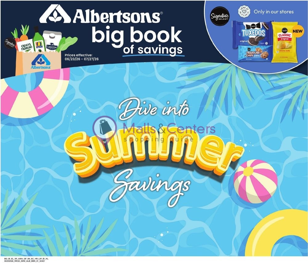 Weekly ad for Albertsons valid: 06/23/2026 - 07/27/2026, page 1