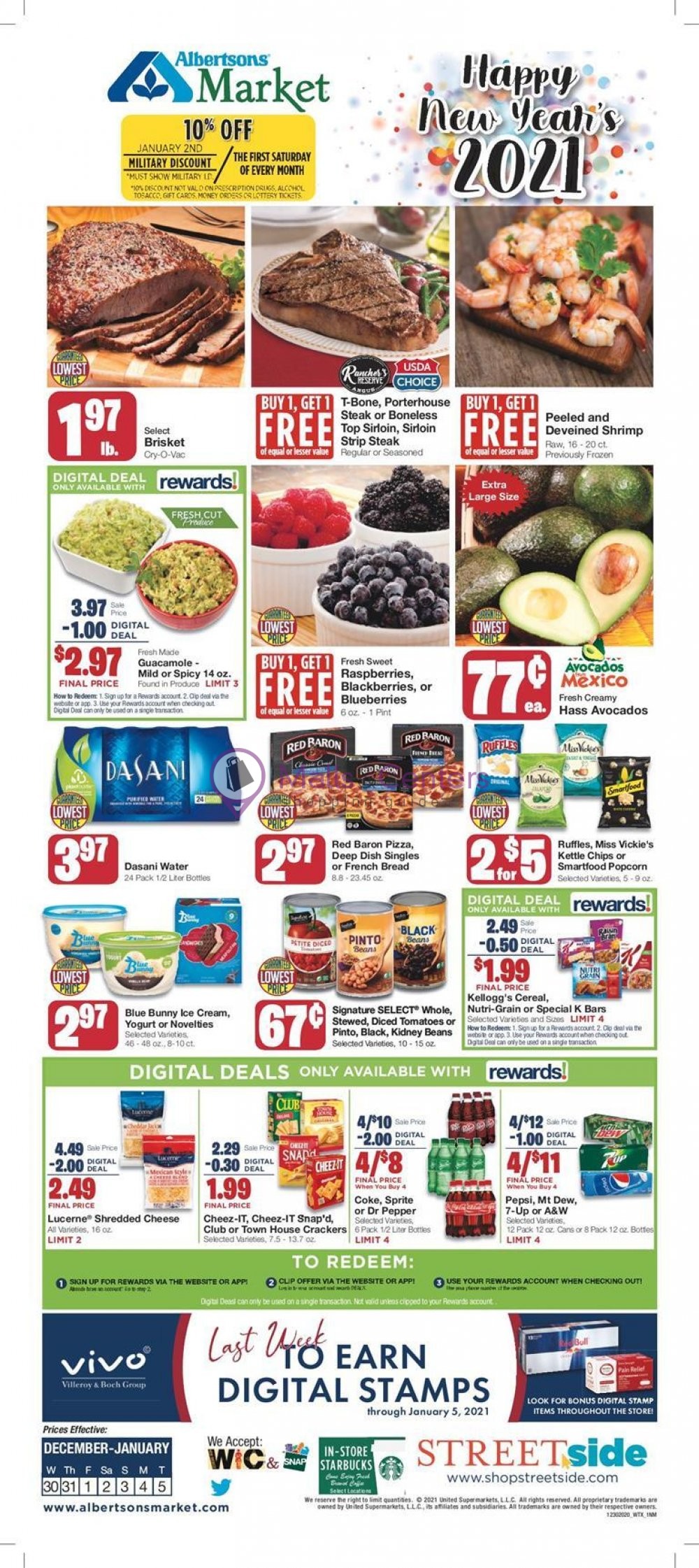 Albertsons Weekly ad valid from 12/30/2020 to 01/05/2021 MallsCenters
