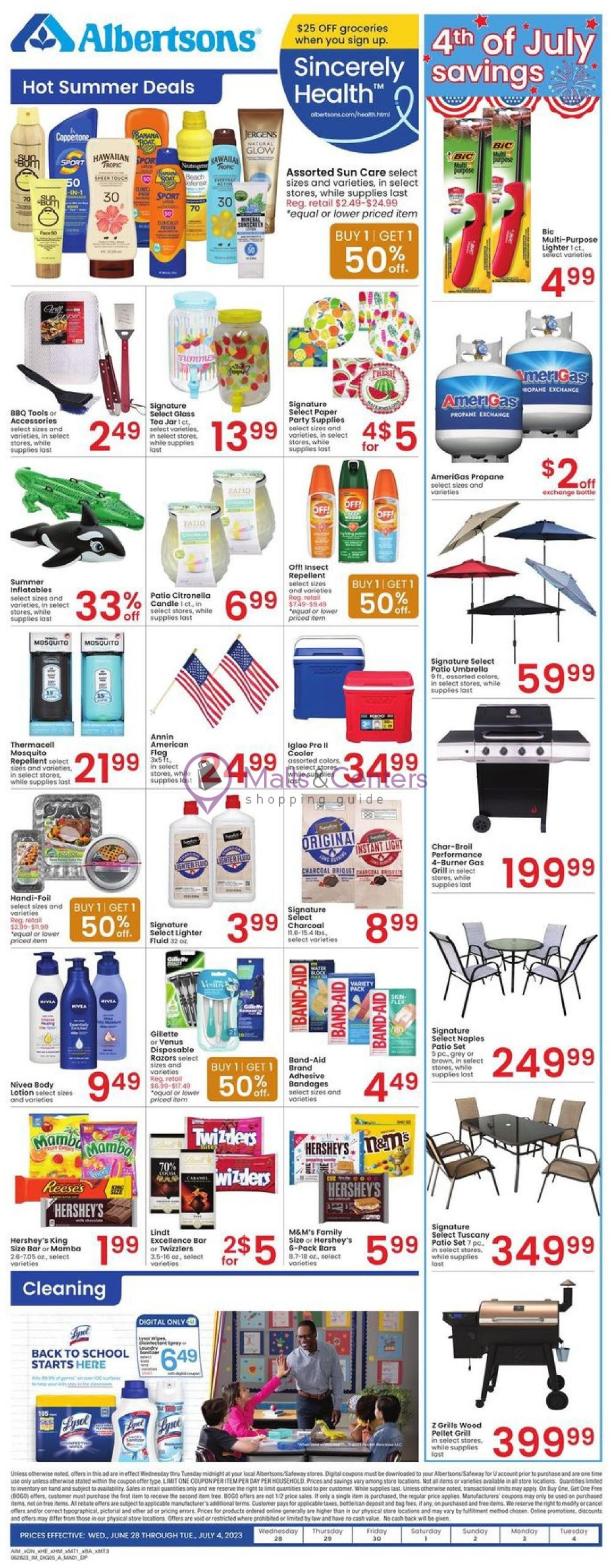 Albertsons Weekly ad valid from 06/28/2023 to 07/04/2023 MallsCenters