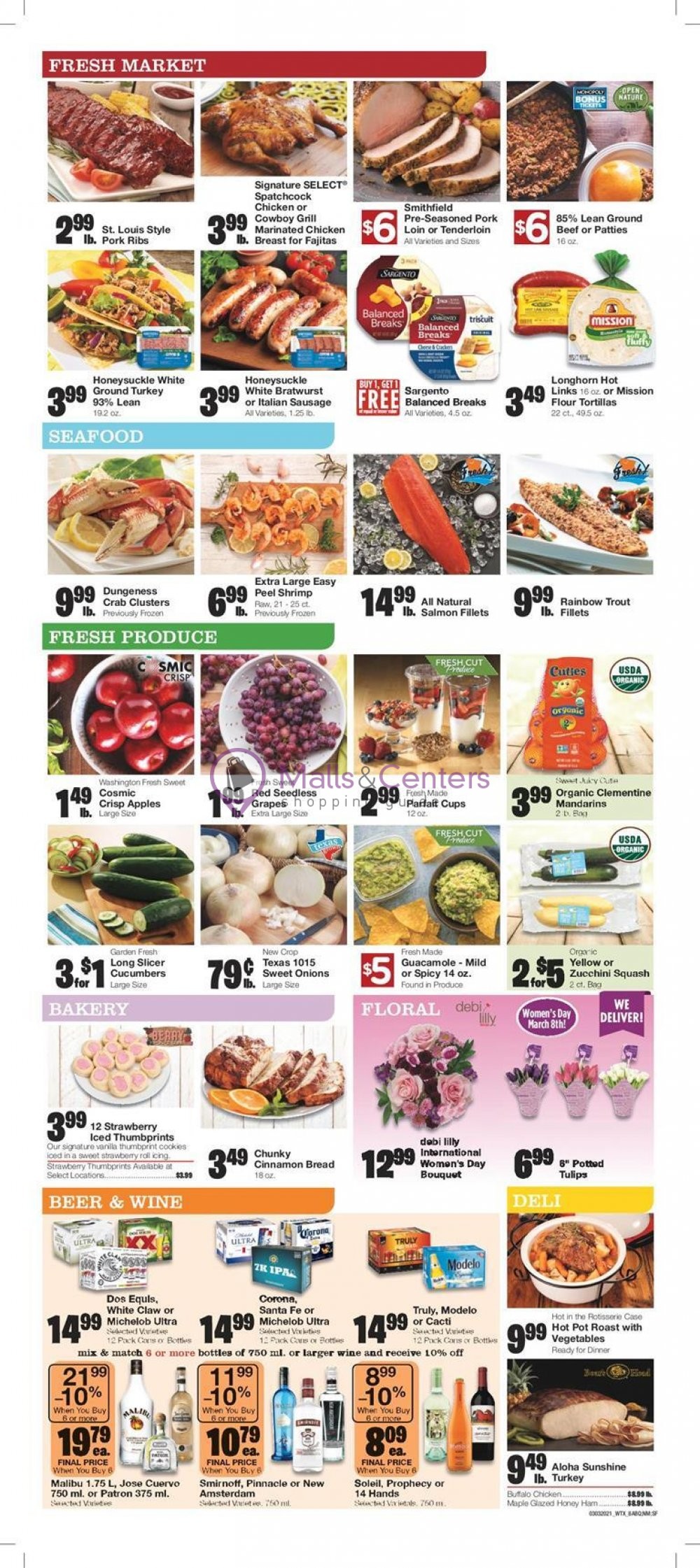 Albertsons Weekly ad valid from 03/03/2021 to 03/09/2021 MallsCenters