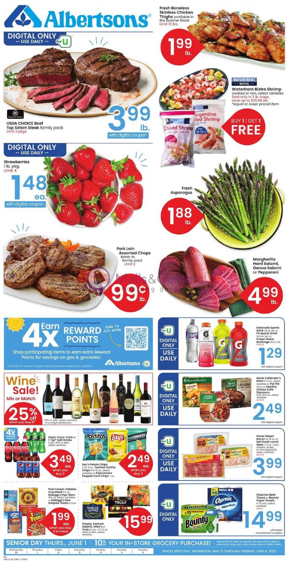 Albertsons Weekly ad valid from 05/31/2023 to 06/06/2023 MallsCenters