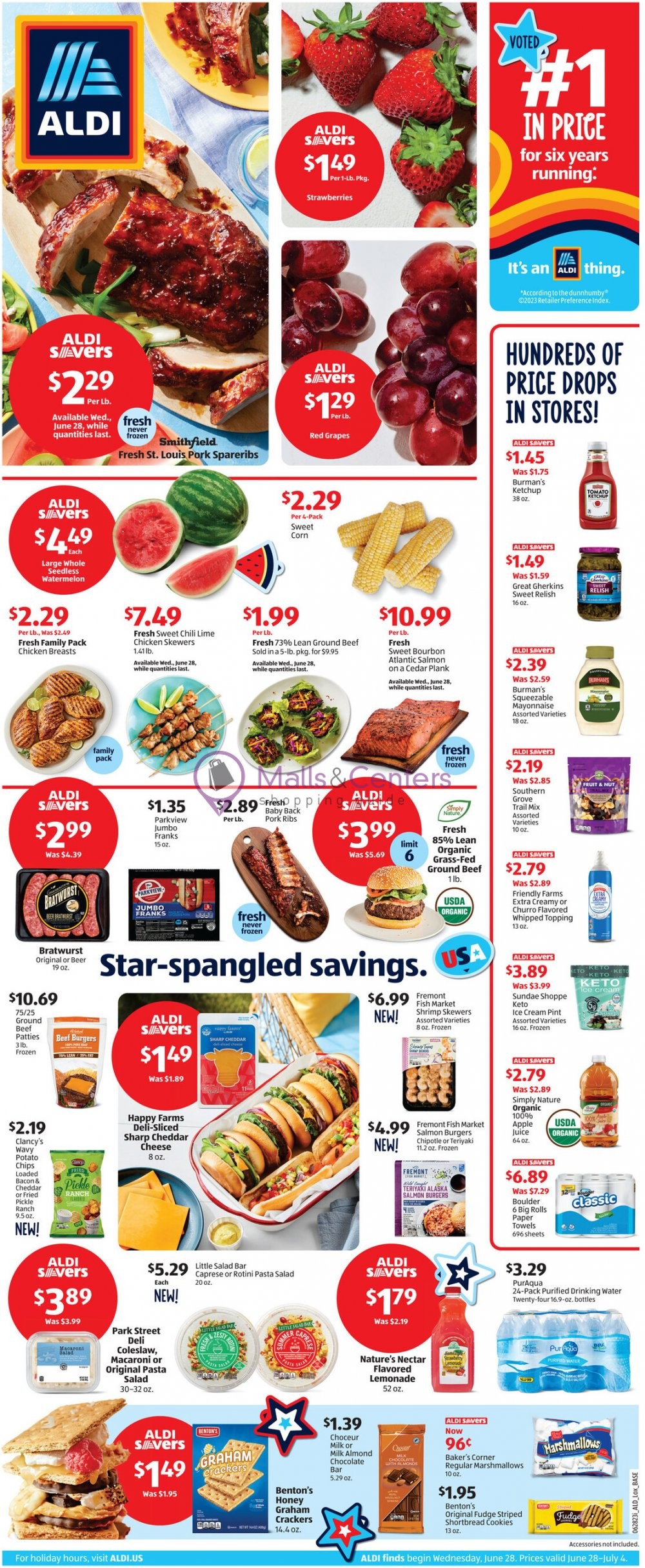ALDI Weekly ad valid from 06/28/2023 to 07/04/2023 MallsCenters