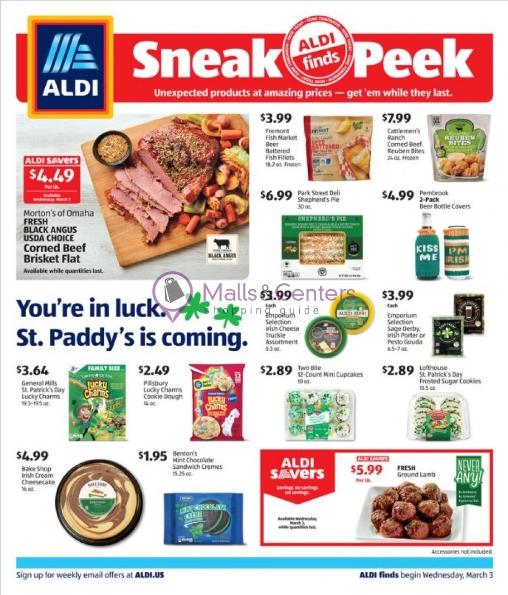 ALDI Weekly Ad sales & flyers specials MallsCenters