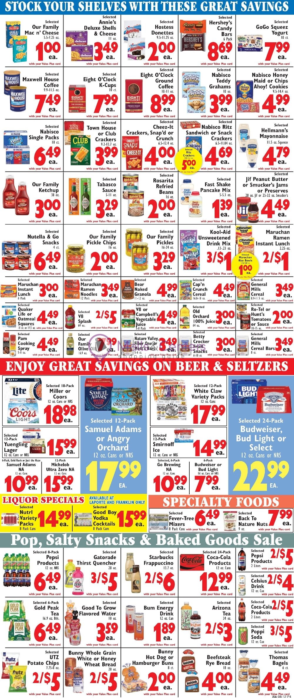 Weekly ad for Al's Supermarket valid: 08/12/2026 - 08/18/2026, page 4